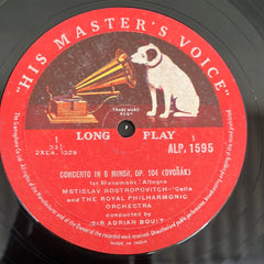 Mstislav Rostropovich, AntonÃn Dvořák, Sir Adrian Boult, Royal Philharmonic Orchestra, The - Cello Concerto (Vinyl)