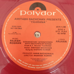Rajesh Roshan - Yaarana (45-RPM)
