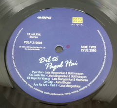 Uttam Singh • Anand Bakshi - Dil To Pagal Hai (Vinyl)