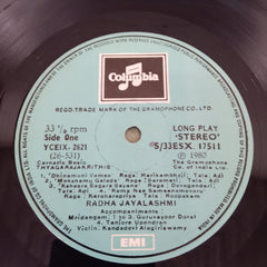Radha Jayalakshmi - Sri Thyagaraja Krithis (A Garland Of Nine Krithis) (Vinyl)