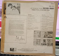 Mohammed Rafi - An Evening With Mohd. Rafi (Songs Of Love...From Hindi Films) (Vinyl)