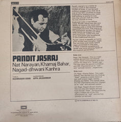 Pandit Jasraj - Nat Narayan, Khamaj Bahar, Nagad- Dhwani Kanhra (Vinyl)