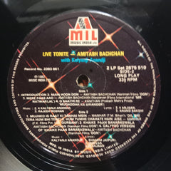Amitabh Bachchan With Kalyanji-Anandji - Live Tonite (Vinyl)