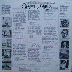 Begum Akhtar - An Enchanting Hour With Begum Akhtar - Ghazals (Vinyl)