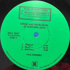 Various - Songs And Instruments Of Northern India (Vinyl)