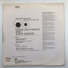 Alla Rakha And Zakir Hussain - Percussion From India (Tabla In Solo And Duet) (Vinyl)