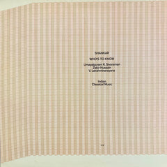 Shankar - Who's To Know (Vinyl)