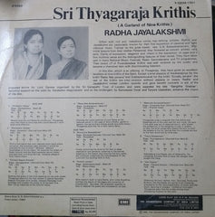 Radha Jayalakshmi - Sri Thyagaraja Krithis (A Garland Of Nine Krithis) (Vinyl)