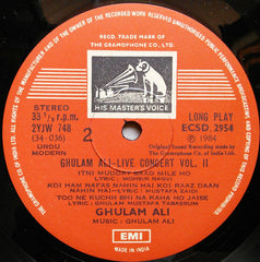 Ghulam Ali - Ghulam Ali - Live Concert Vol. II (Vinyl)