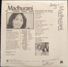 Madhurani - Madhurani Sings Ghalib And Others (Vinyl)