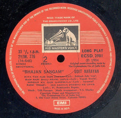 Udit Narayan - Bhajan Sangam - Hindi Devotional (Vinyl)