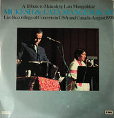 Mukesh & Lata Mangeshkar - A Tribute To Mukesh By Lata Mangeshkar (Live Recordings Of Concerts In U•S•A• And Canada-August 1976) (Vinyl) (2)