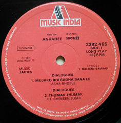 Jaidev - Ankahee = अनकही (Vinyl)