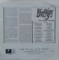 Khayyam - Memorable Melodies (Vinyl)