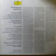 Teresa Berganza Singt Gioacchino Rossini - Il Barbiere Di Siviglia, La Cenerentola (Vinyl)