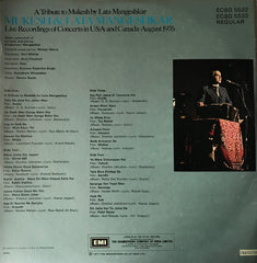 Mukesh & Lata Mangeshkar - A Tribute To Mukesh By Lata Mangeshkar (Live Recordings Of Concerts In U•S•A• And Canada-August 1976) (Vinyl) (2)