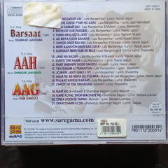 Shankar Jaikishan + Ram Ganguli - Barsaat + Aah + Aag (CD)