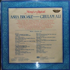 Asha Bhosle Presented By Ghulam Ali  - Meraj-E-Ghazal (Vinyl)
