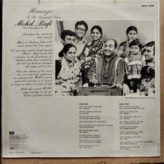 Mohd. Rafi*  - Homage To The Immortal Voice Mohd. Rafi  (Vinyl)