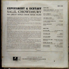Salil Chowdhury  - Experiment And Ecstasy (His Great Songs From Hindi Films (Vinyl)