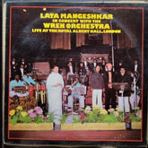 Lata Mangeshkar In Concert With The Wren Orchestra - Live At The Royal Albert Hall, London (Vinyl)