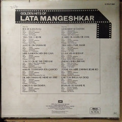 Lata Mangeshkar  - Golden Hits Of Lata Mangeshkar (Vinyl)
