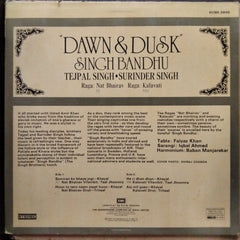 Singh Bandhu - Dawn & Dusk: Raga Nat Bhairav, Raga Kalavati (Vinyl)