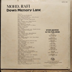 Mohd. Rafi - Down Memory Lane (Vinyl)