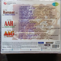 Shankar Jaikishan+ Ram Ganguli - Barsaat + Aah + Aag (CD)