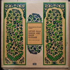 Ustad Alla Rakha* And Zakir Hussain - Percussion From India (Tabla In Solo And Duet) (Vinyl)