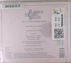 Asad Ali Khan - Rarely Heard Ragas (CD)