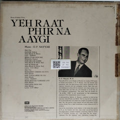 O. P. Nayyar - Yeh Raat Phir Na Aaygi (Vinyl)