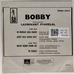 Laxmikant Pyarelal - Bobby (45-RPM)