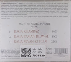 Nikhil Banerjee - Classical Treasures Vol. 2 (CD)