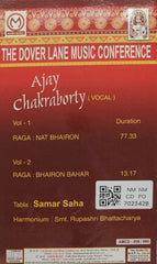 Ajay Chakraborty - Live Recording at The Dover Lane Music Conference (CD)