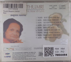 Begum Akhtar - Thumri - The Music Of Love (CD)