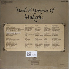 Various - Moods & Memories Of Mukesh (Vinyl)