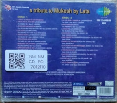 Lata Mangeshkar - A Tribute to Mukesh by Lata (CD)