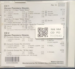 Georg Friedrich Händel - CD 1: Water Music/Music for Fireworks CD 2: Concerti Grossi op. 6 Nos. 5-7 (CD) (2)