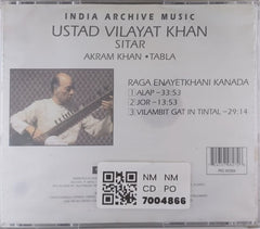 Ustad Vilayat Khan - Raga Enayetkhani Kanada (CD)