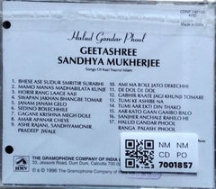 Geetashree Sandhya Mukherjee - Halud Gandar Phool (CD)
