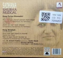 Shubha Mudgal - Sadhana (CD)