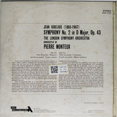 Jean Sibelius, London Symphony Orchestra, Pierre Monteux - Symphony No. 2 (Vinyl)
