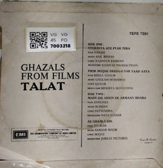 Talat - Ghazals From Films (45-RPM)
