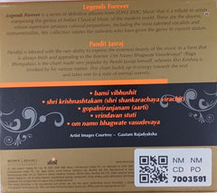 Pandit Jasraj - Om Namo Bhagwate Vasudevaya (CD)