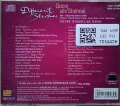 Ustad Bismillah Khan - Different Strokes - Goonj Uthi Shehnai (CD)