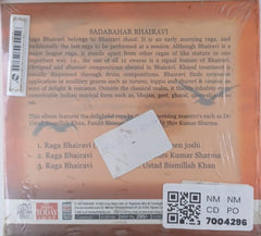 Bismillah Khan, Bhimsen Joshi, Shiv Kumar Sharma - Sadabahar Bhairavi (CD)