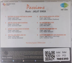 Jagjit Singh, Chitra Singh - Passions (CD)