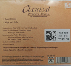 Pt. Hariprasad Chaurasia - Classical Wonders Of India (CD)