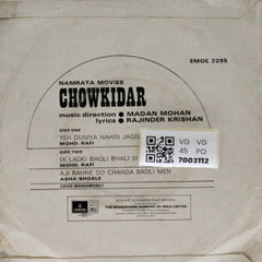 Madan Mohan - Chowkidar (45-RPM)